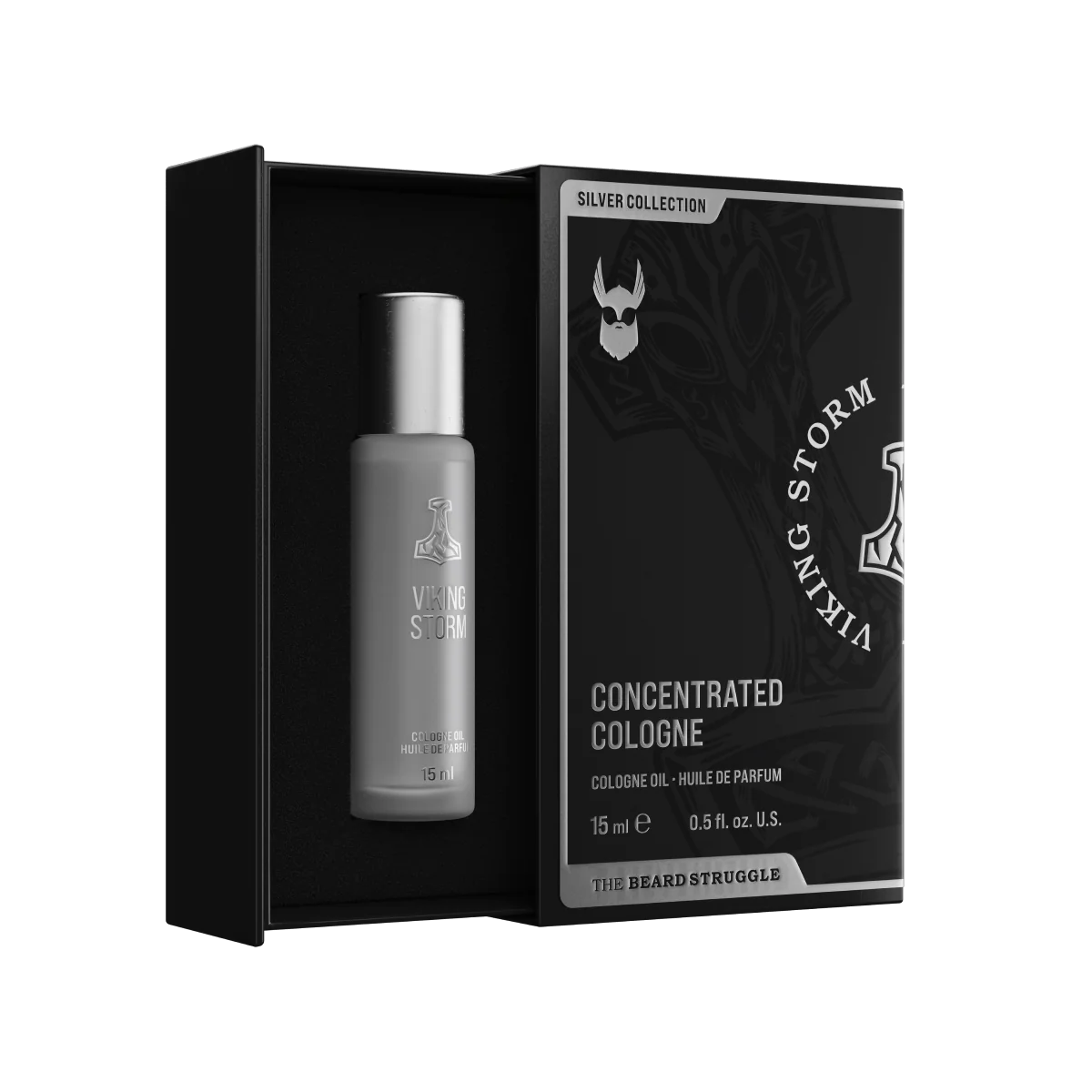 The Beard Struggle Concentrated Cologne Oil - Viking Storm - 15 mL