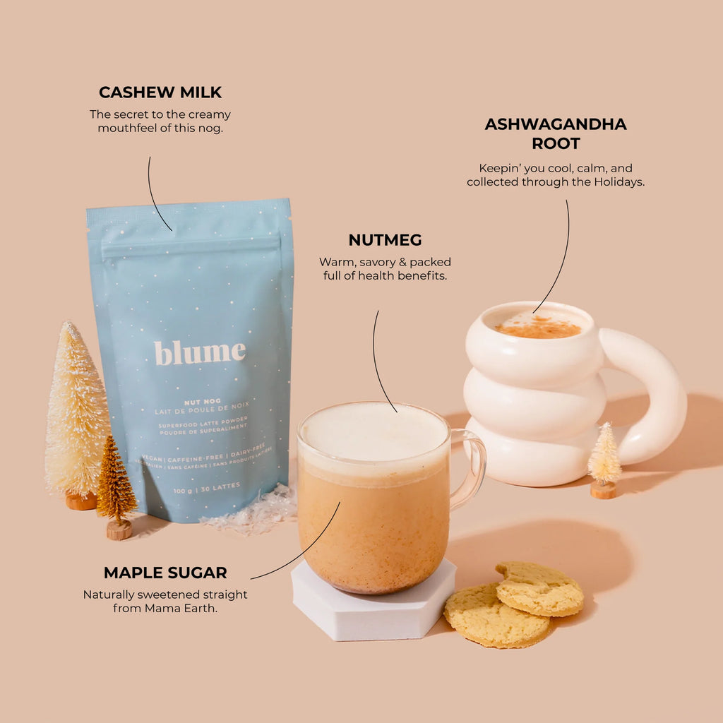 Blume Superfood Nut Nog Latte - 25 Servings