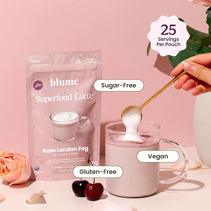 Blume Superfood Rose London Fog Blend - 25 Servings