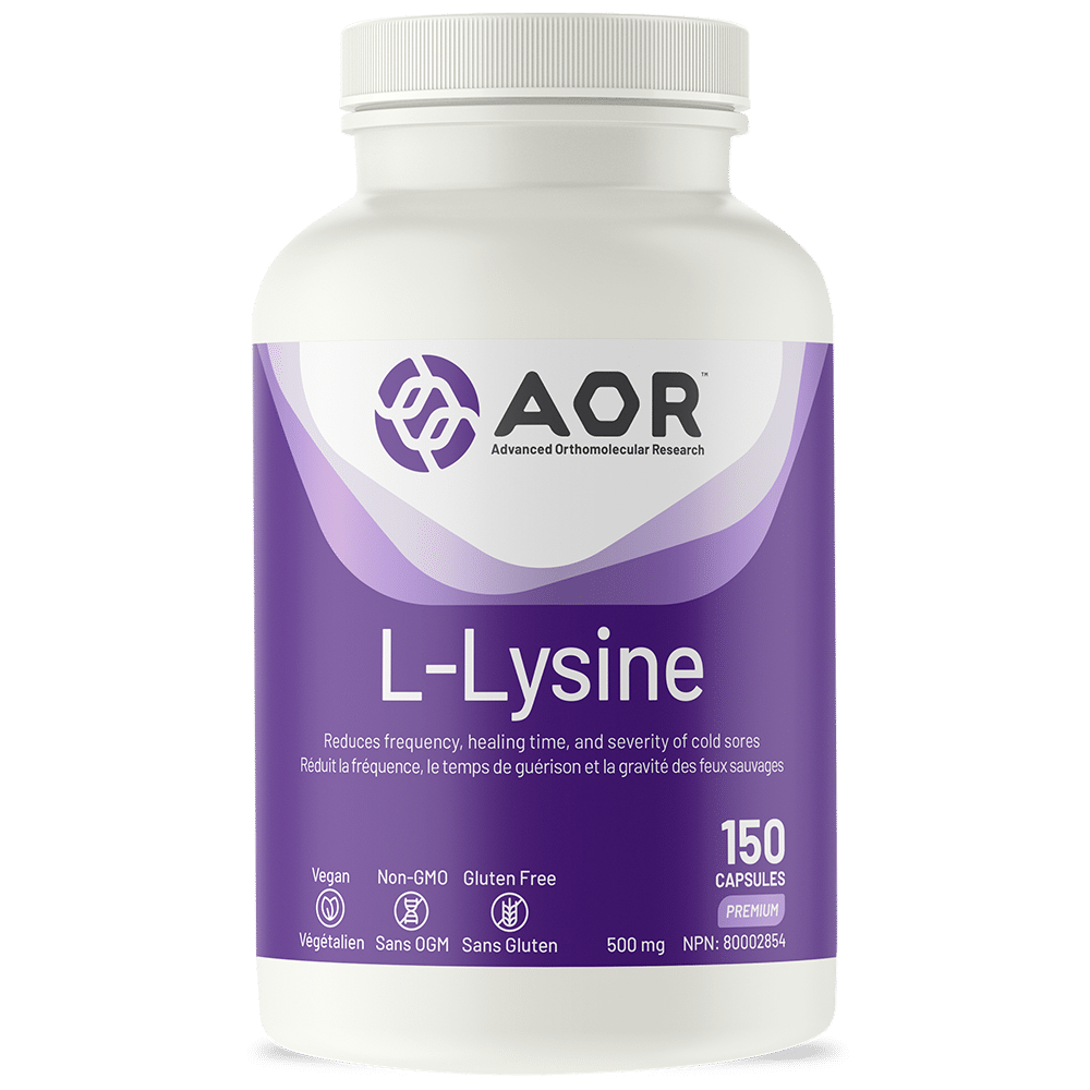 AOR L-Lysine - 500 mg - 150 Caps