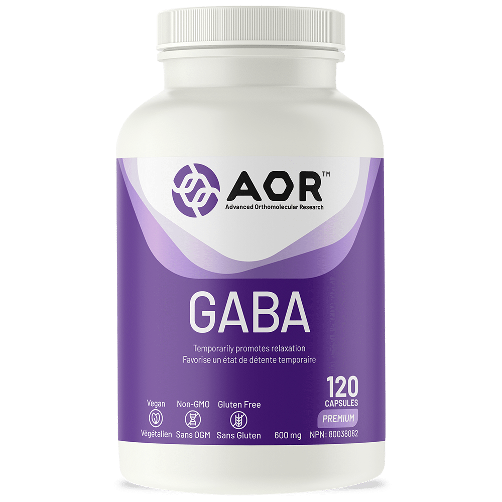 AOR GABA - 600 mg - 120 caps
