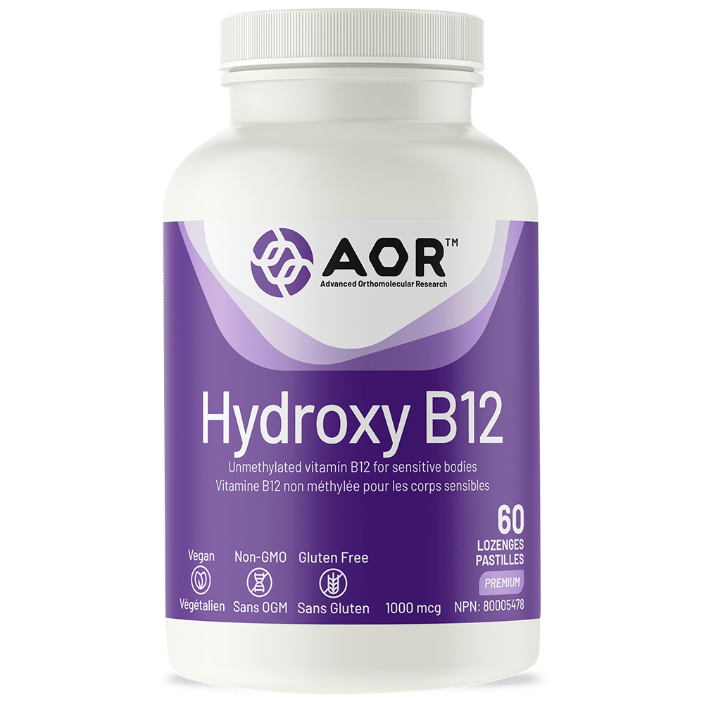 AOR Hydroxy B12 - 1000 mcg - 60 Lozenges