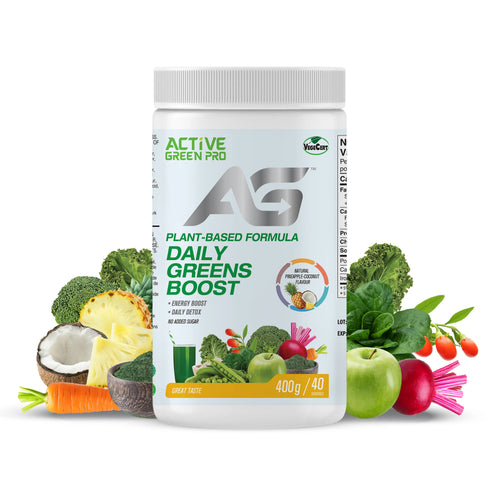Active Green Pro Daily Greens Boost – Pineapple Coconut 400 g
