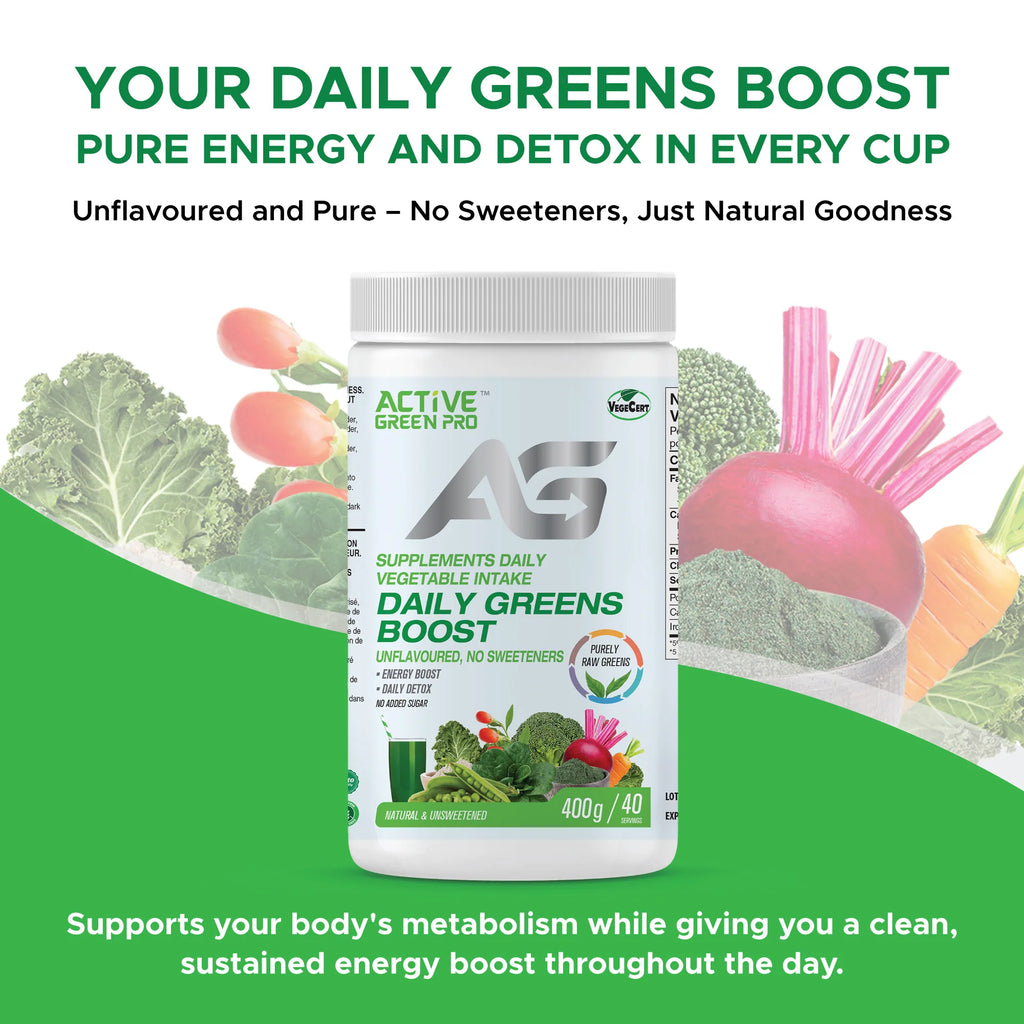 Active Green Pro Daily Greens Boost – Pineapple Coconut 400 g