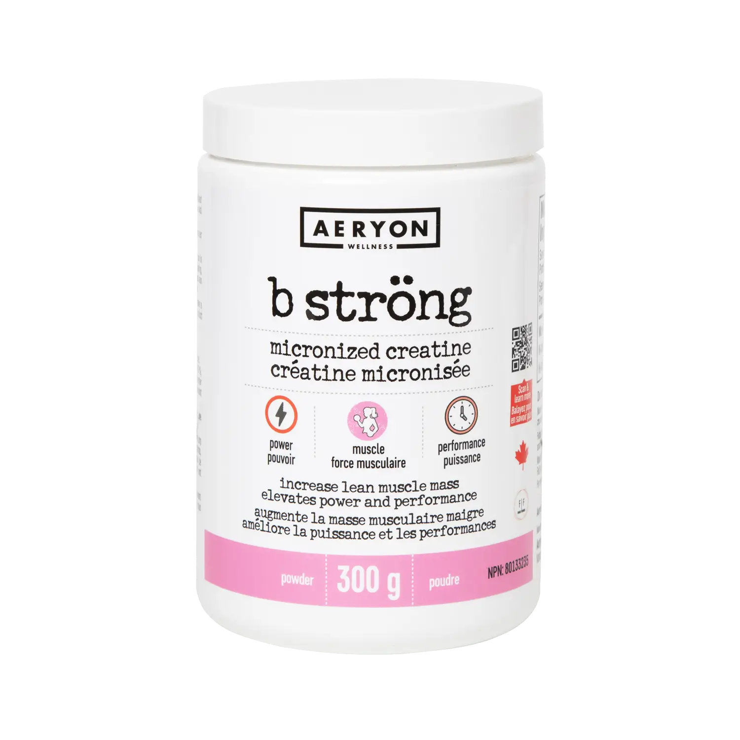 Aeryon Wellness B Ströng Creatine Monohydrate – 150 g