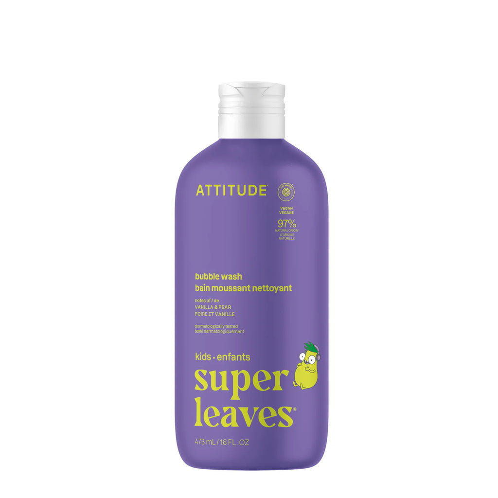 Attitude Kids Bubble Bath – Vanilla Pear - 473 mL