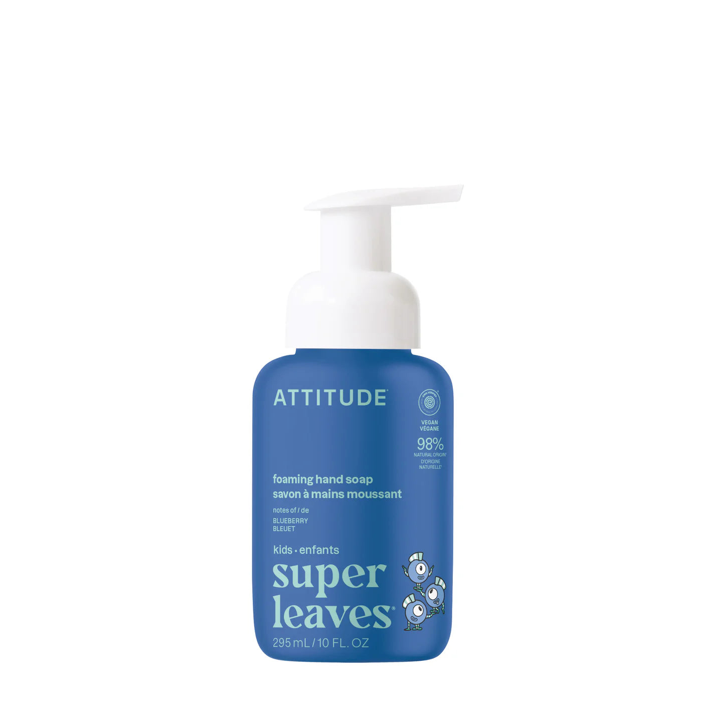 Attitude Kids Foaming Hand Soap – Blueberry - 250 mL
