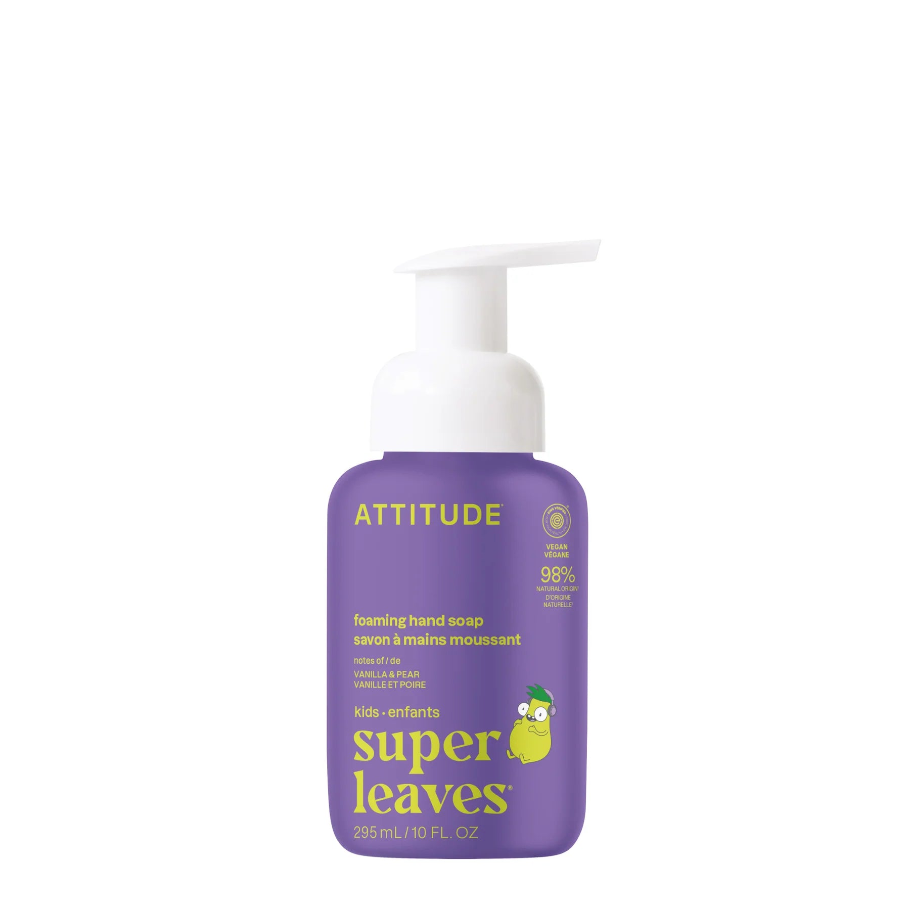 Attitude Kids Foaming Hand Soap – Vanilla & Pear - 250 mL