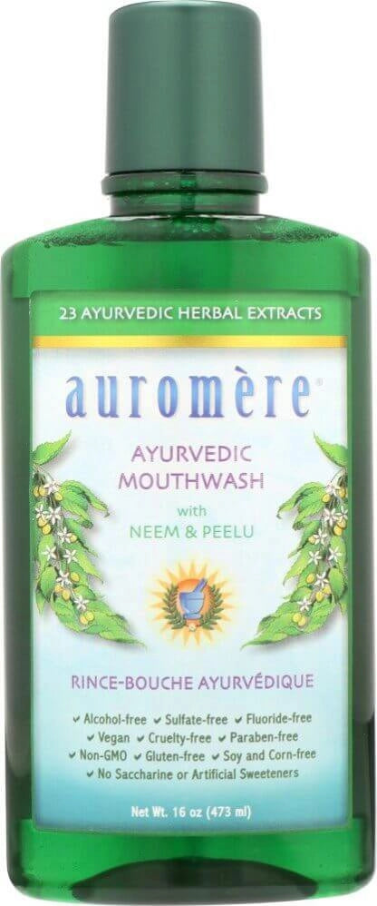 Auromere Ayurvedic Mouthwash – 473 mL Bottle