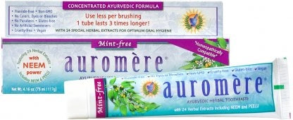 Auromere Mint-Free Ayurvedic Toothpaste