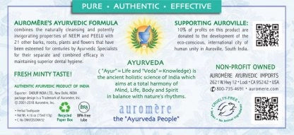 Auromere Fresh Mint Ayurvedic Toothpaste