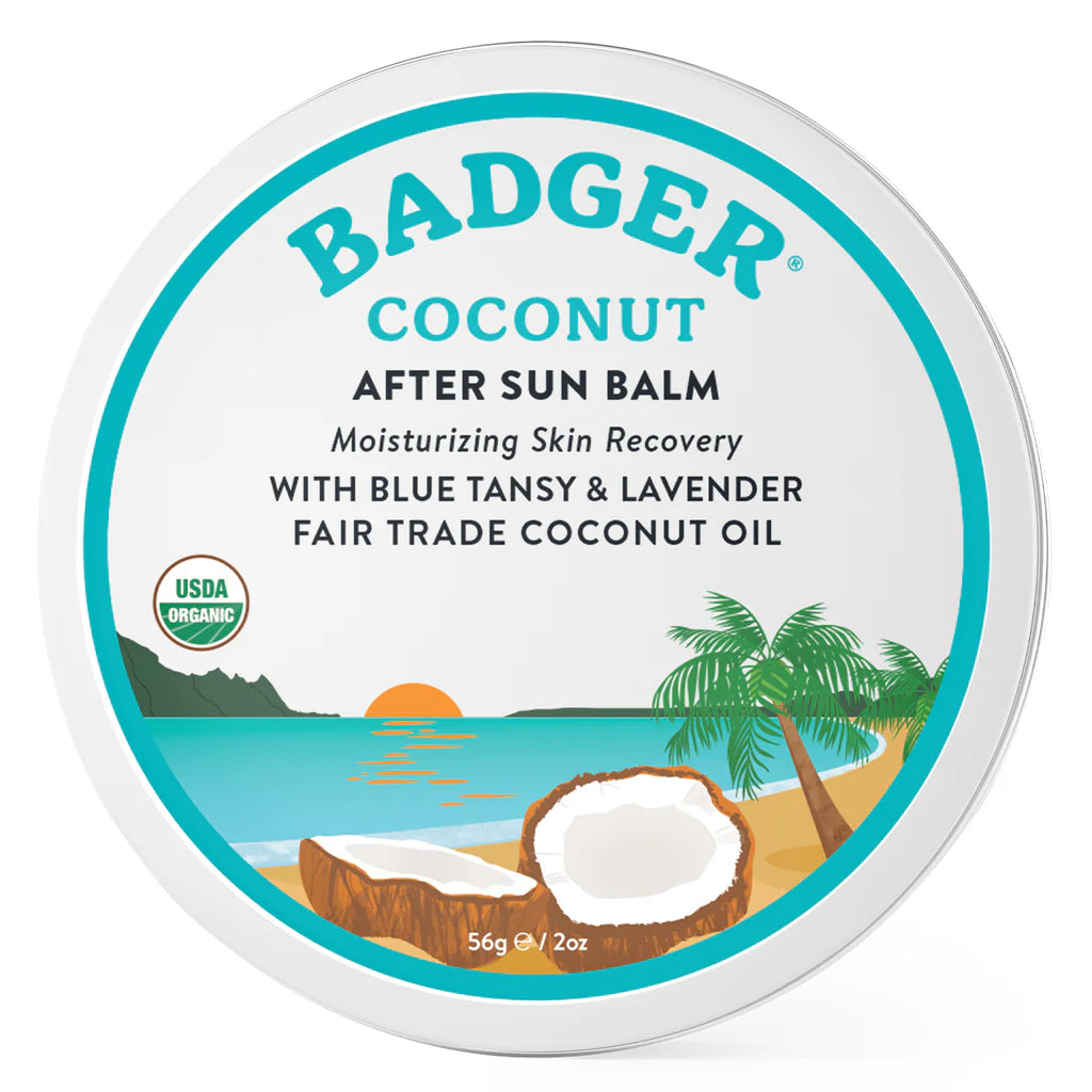 Badger Coconut After Sun Balm – 56 g Tin