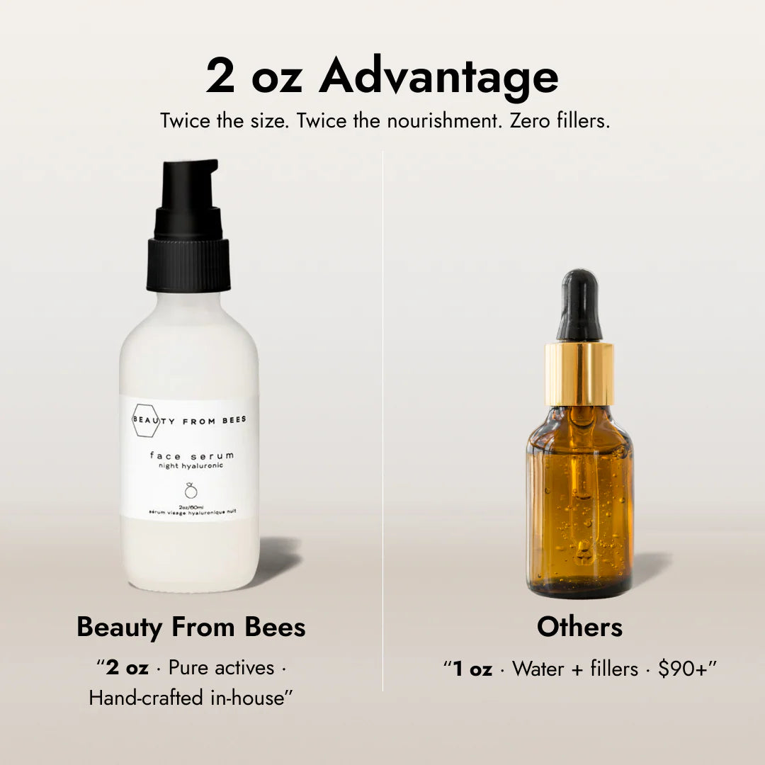 Beauty From Bees Night Face Serum Hyaluronic – 30 mL