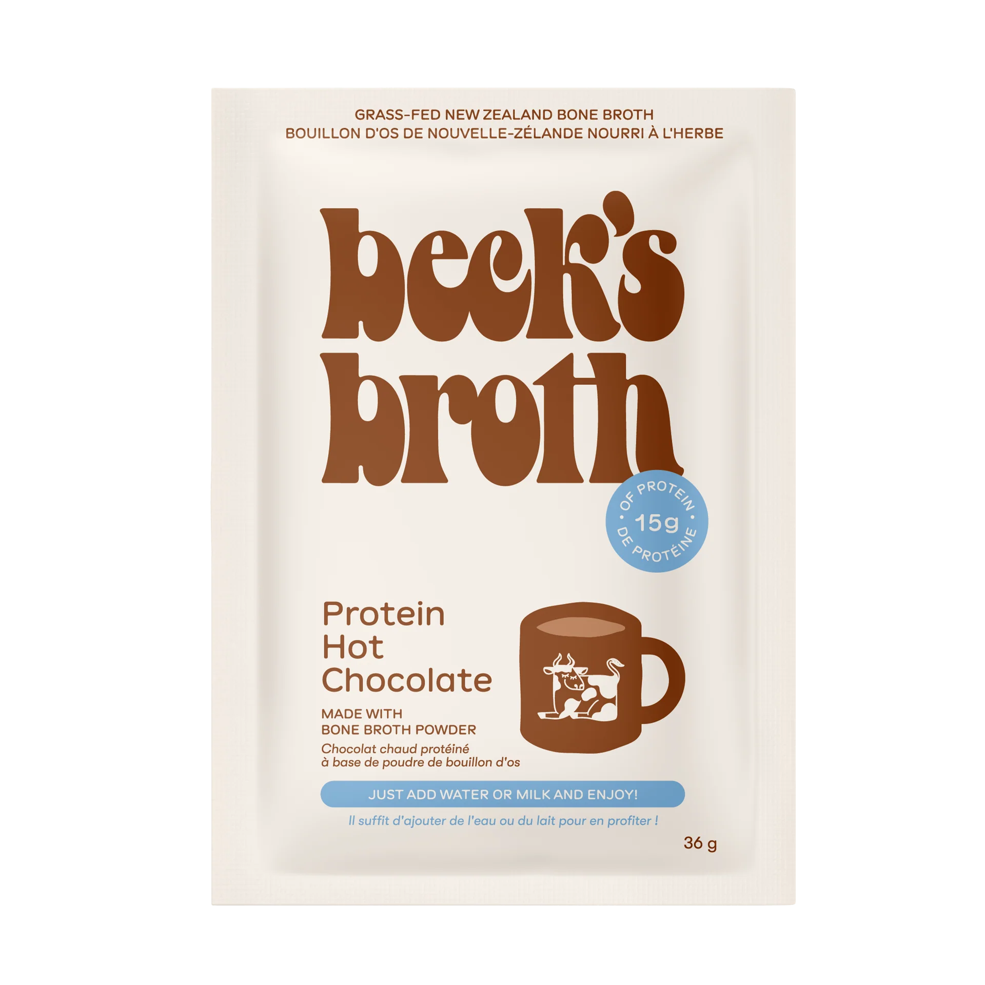 Beck’s Broth Protein Hot Chocolate
