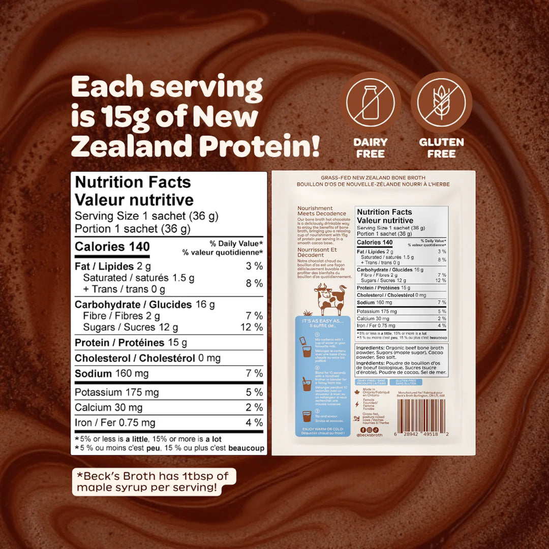 Beck’s Broth Protein Hot Chocolate