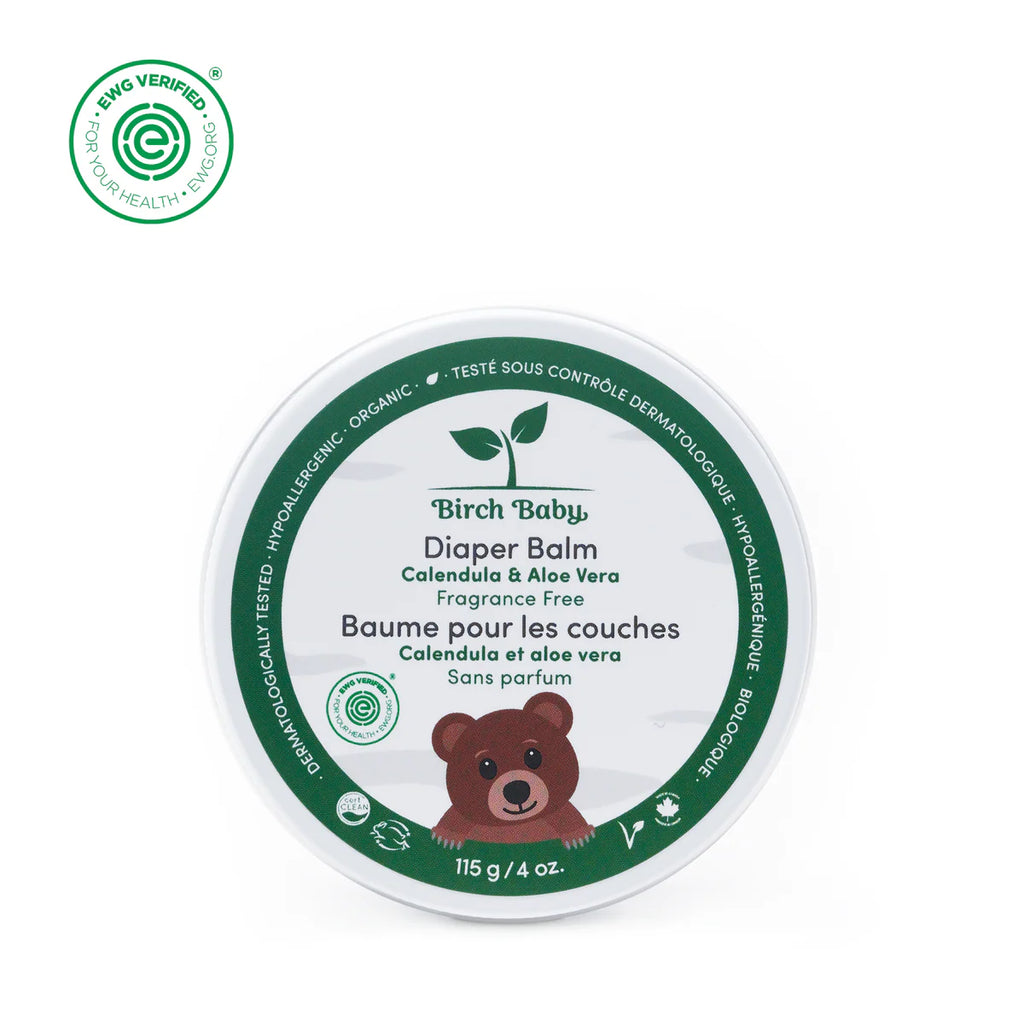 Birch Babe Baby Diaper Balm – Fragrance Free - 115 g