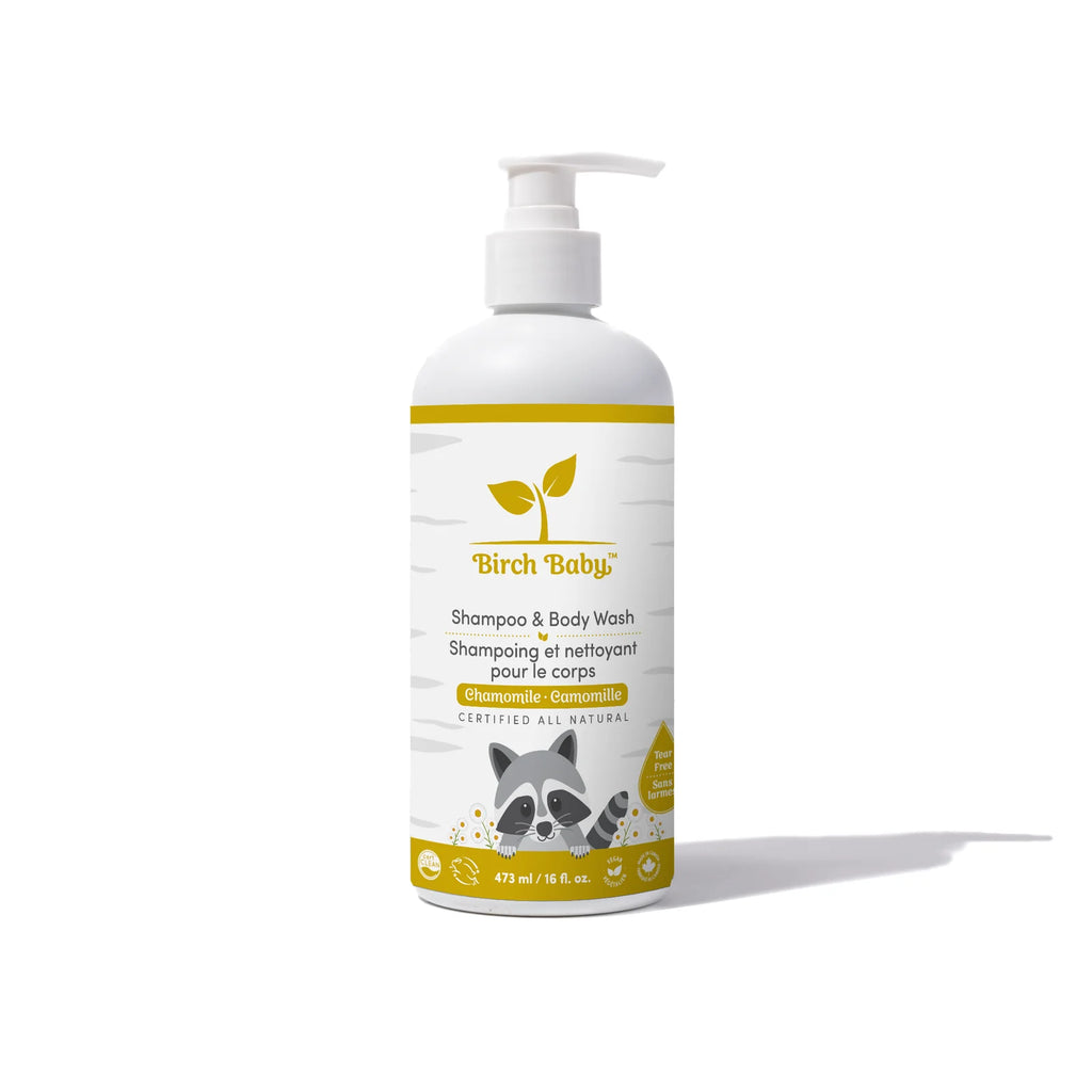 Birch Babe Baby Shampoo & Body Wash – Chamomile - 473 mL