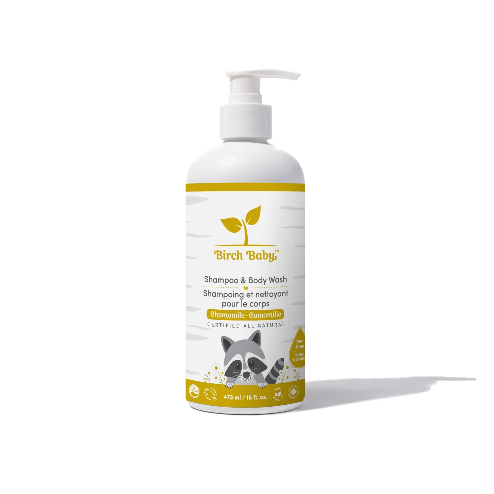 Birch Babe Baby Shampoo & Body Wash – Chamomile - 473 mL