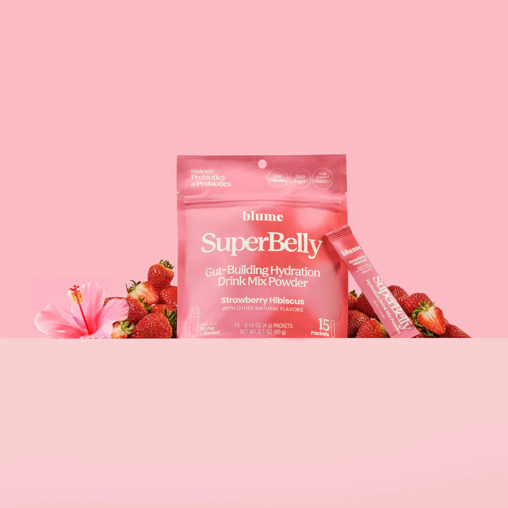 Blume  SuperBelly Strawberry Hibiscus - 15 Packets
