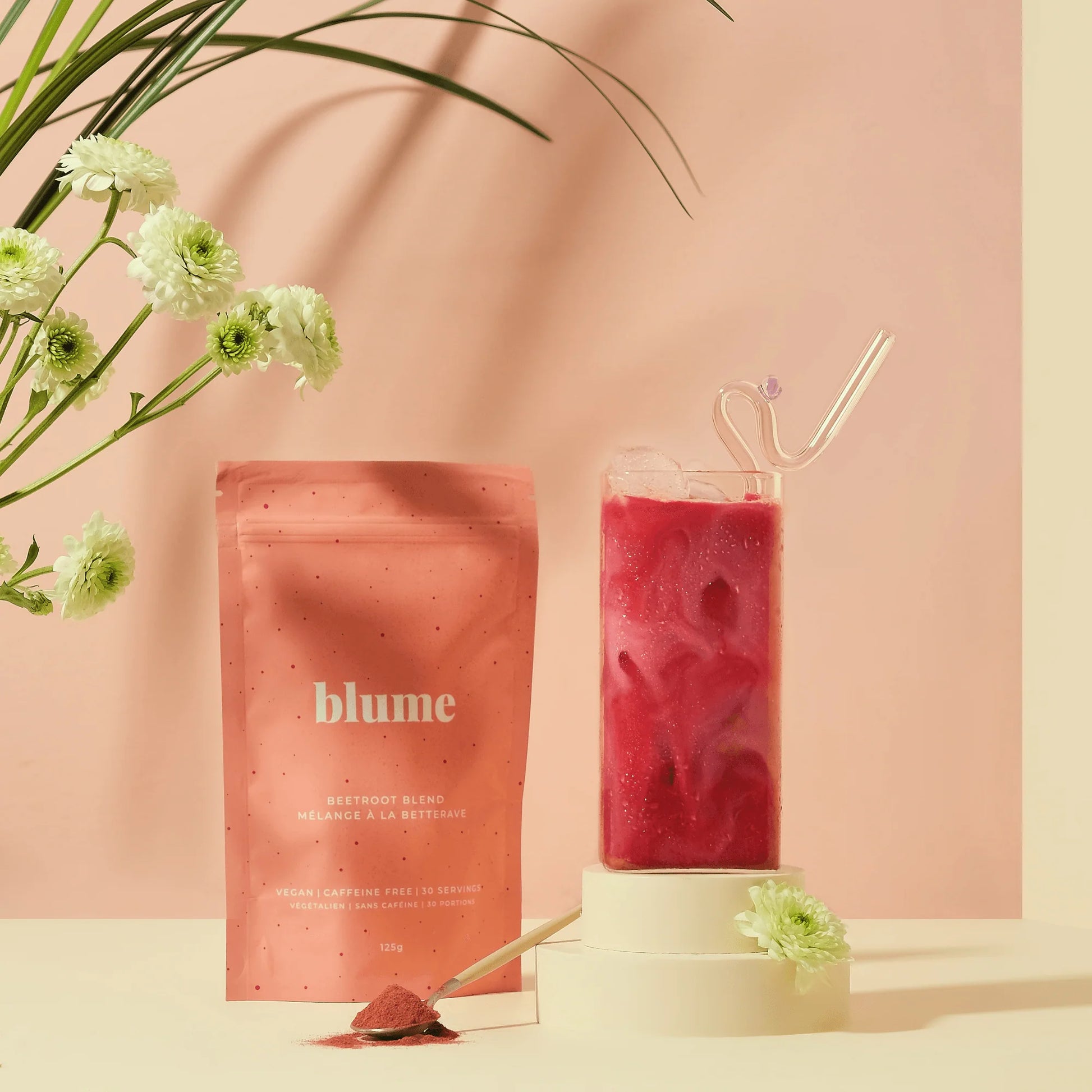 Blume Superfood Latte Powder Beetroot Blend - 25 Servings