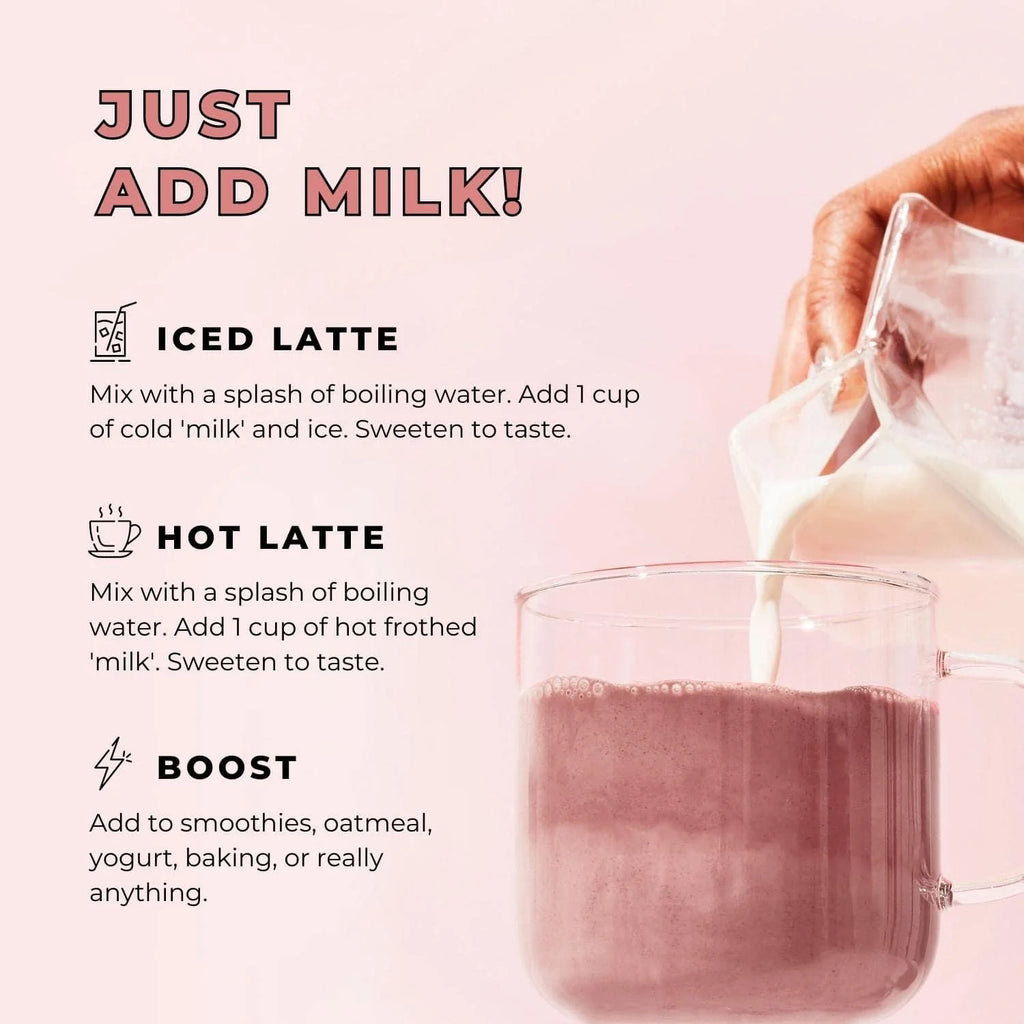 Blume  Superfood Latte Powder Birthday Cake Blend - 25 Servings