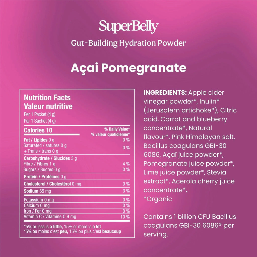 Blume  SuperBelly Acai Pomegranate - 15 Packets