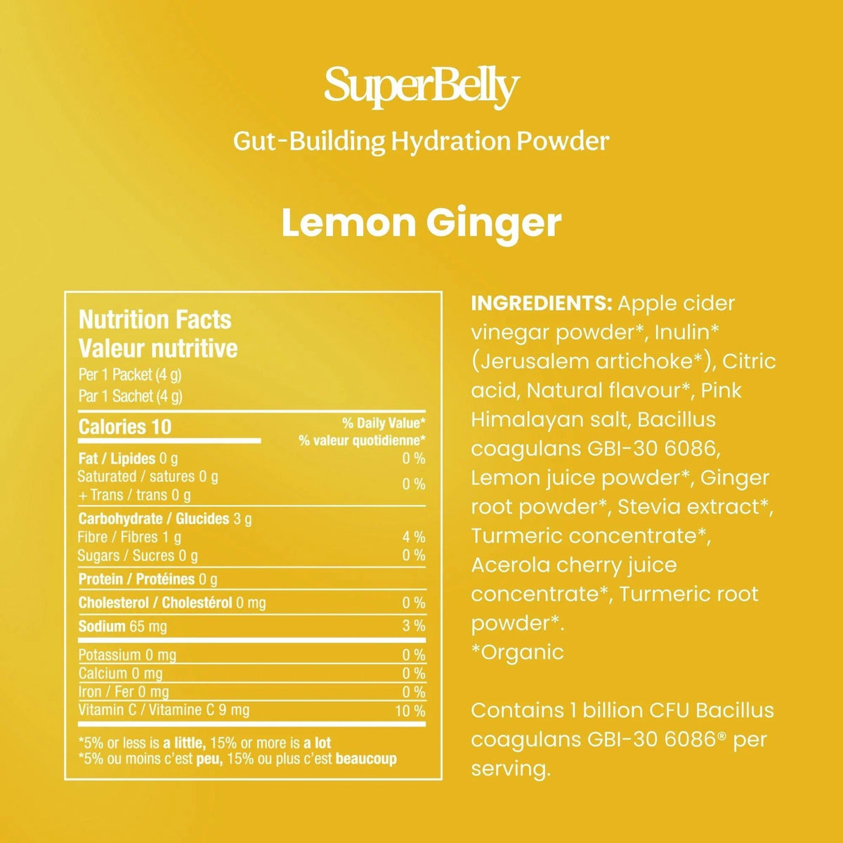 Blume Superbelly Lemon Ginger - 15 Packets