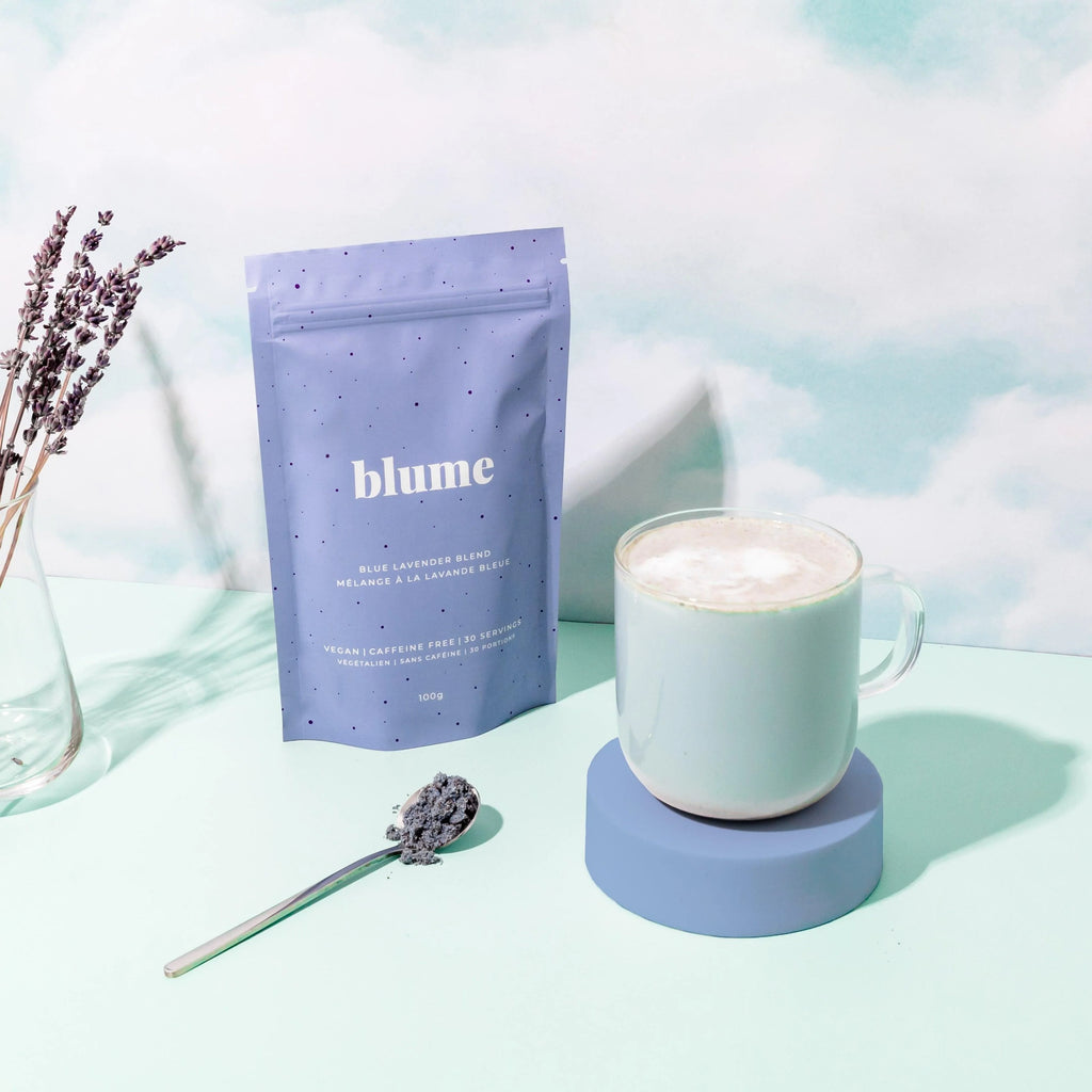 Blume Superfood Latte Powder Blue Lavender Blend - 25 Servings
