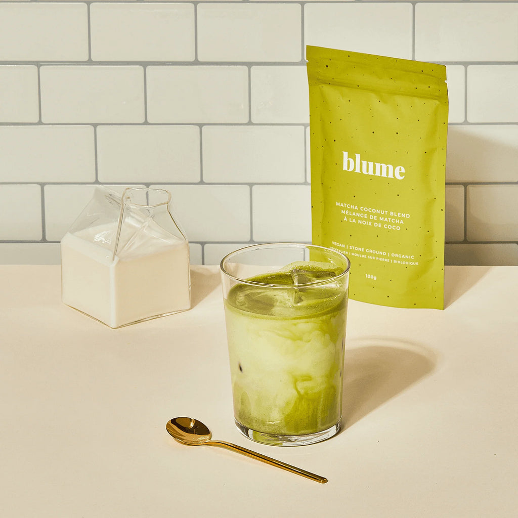 Blume Superfood Latte Powder Matcha Coconut Blend - 25 Servings