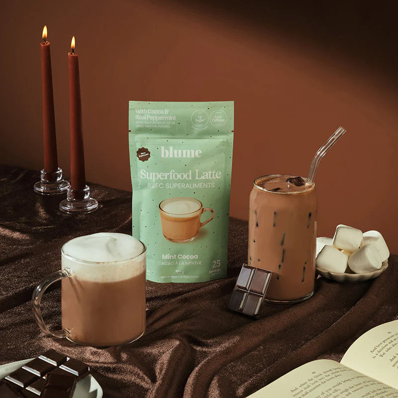 Blume Superfood Latte Powder Mint Cocoa Blend - 25 Servings