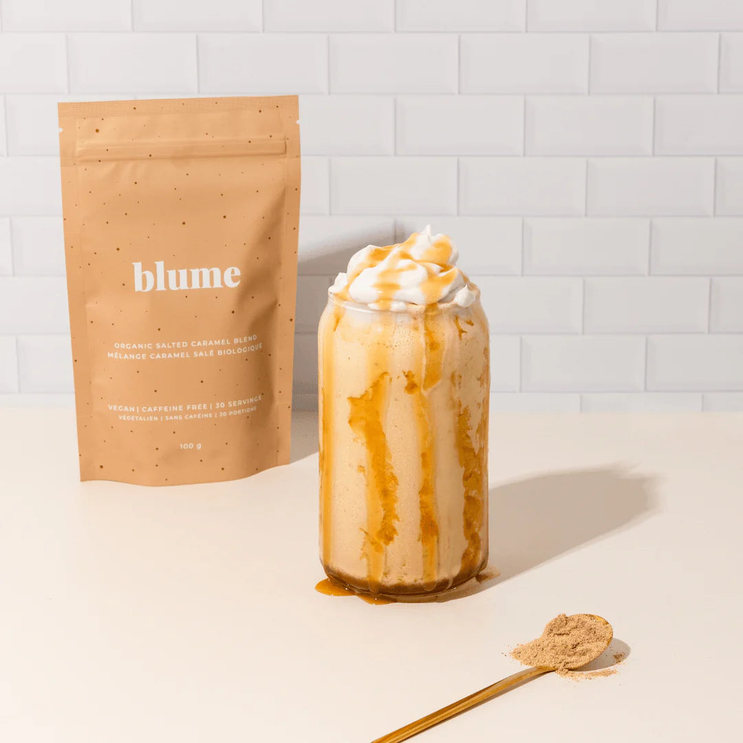 Blume Superfood Latte Powder Salted Caramel Blend - 25 Servings