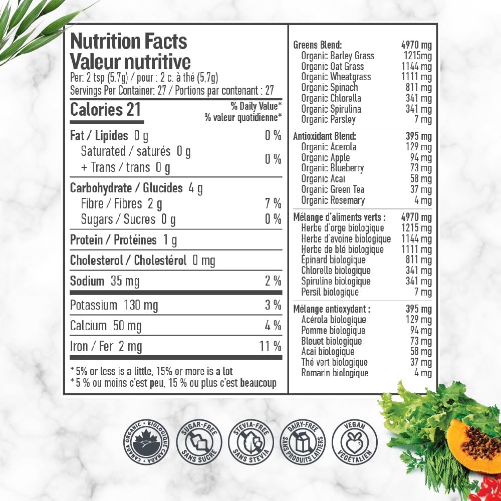 Botanica - Perfect Greens - Unflavoured - 216 g