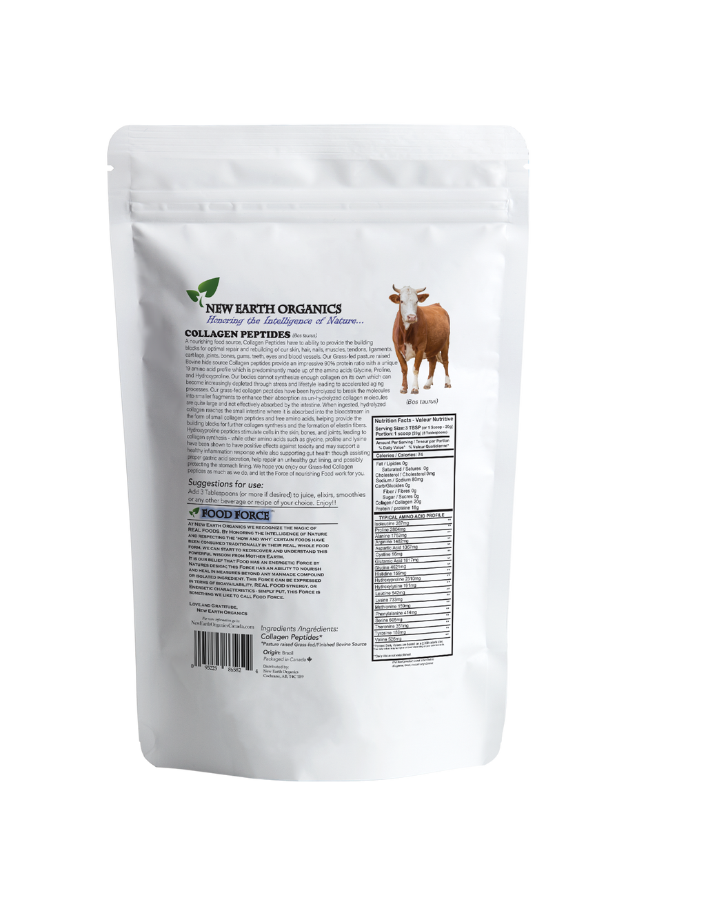 New Earth Organics New Earth Organic Grass - Fed Collagen Peptides
