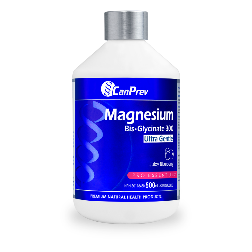 CanPrev Magnesium Bis - Glycinate 300 Ultra Gentle - Liquid - Juicy Blueberry