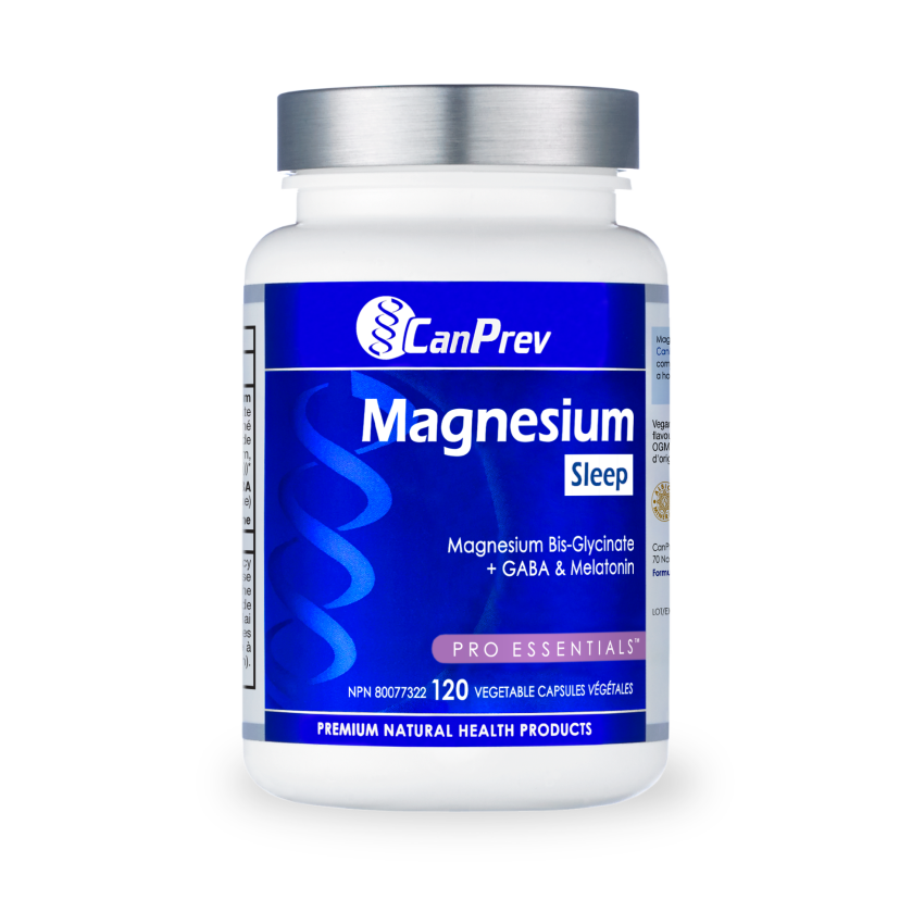 CanPrev Magnesium Sleep + Gaba & Melatonin - 120 Vegetable Caps