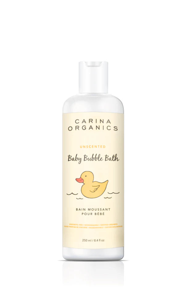 Carina Organics Baby Bubble Bath - Unscented – 250 mL
