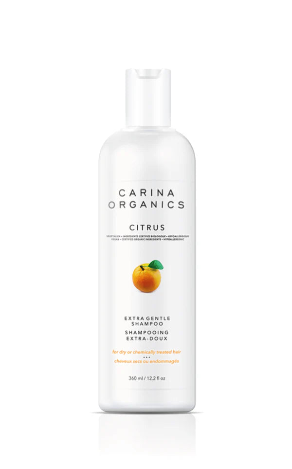 Carina Organics Citrus Extra Gentle Shampoo – 250 mL