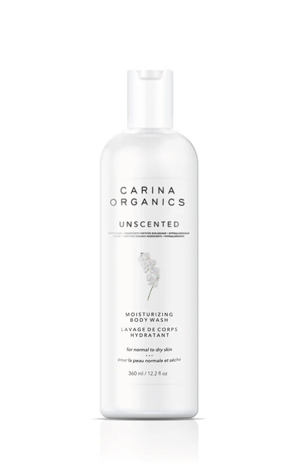 Carina Organics Unscented Daily Moisturizing Body Wash – 250 mL