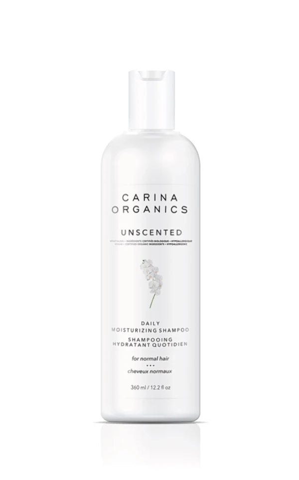 Carina Organics Unscented Daily Moisturizing Shampoo – 250 mL