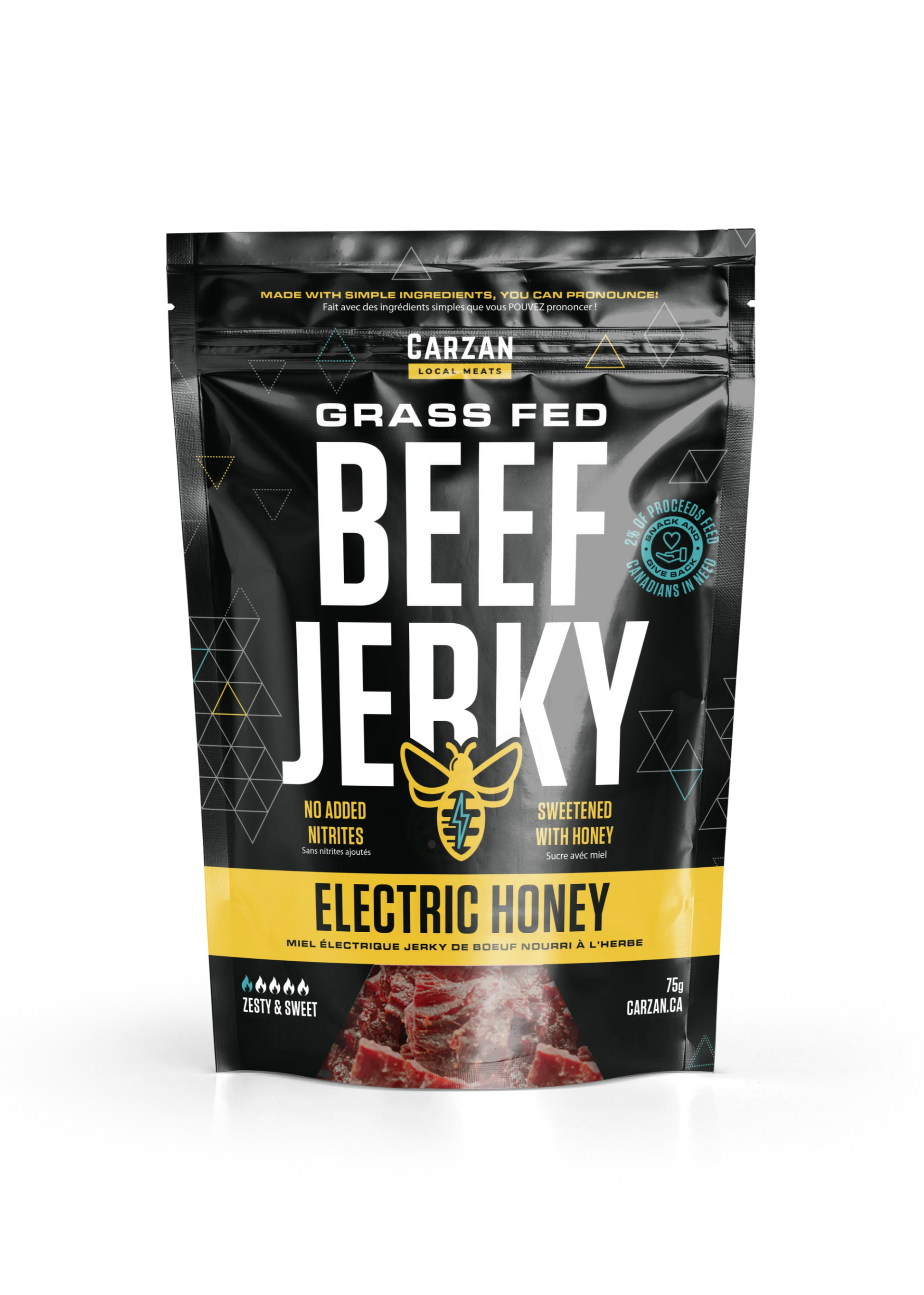 Carzan Electric Honey Beef Jerky – 70 g