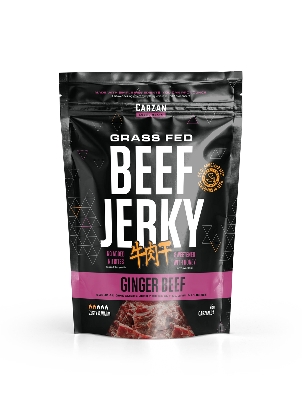 Carzan Ginger Beef Jerky – 70 g