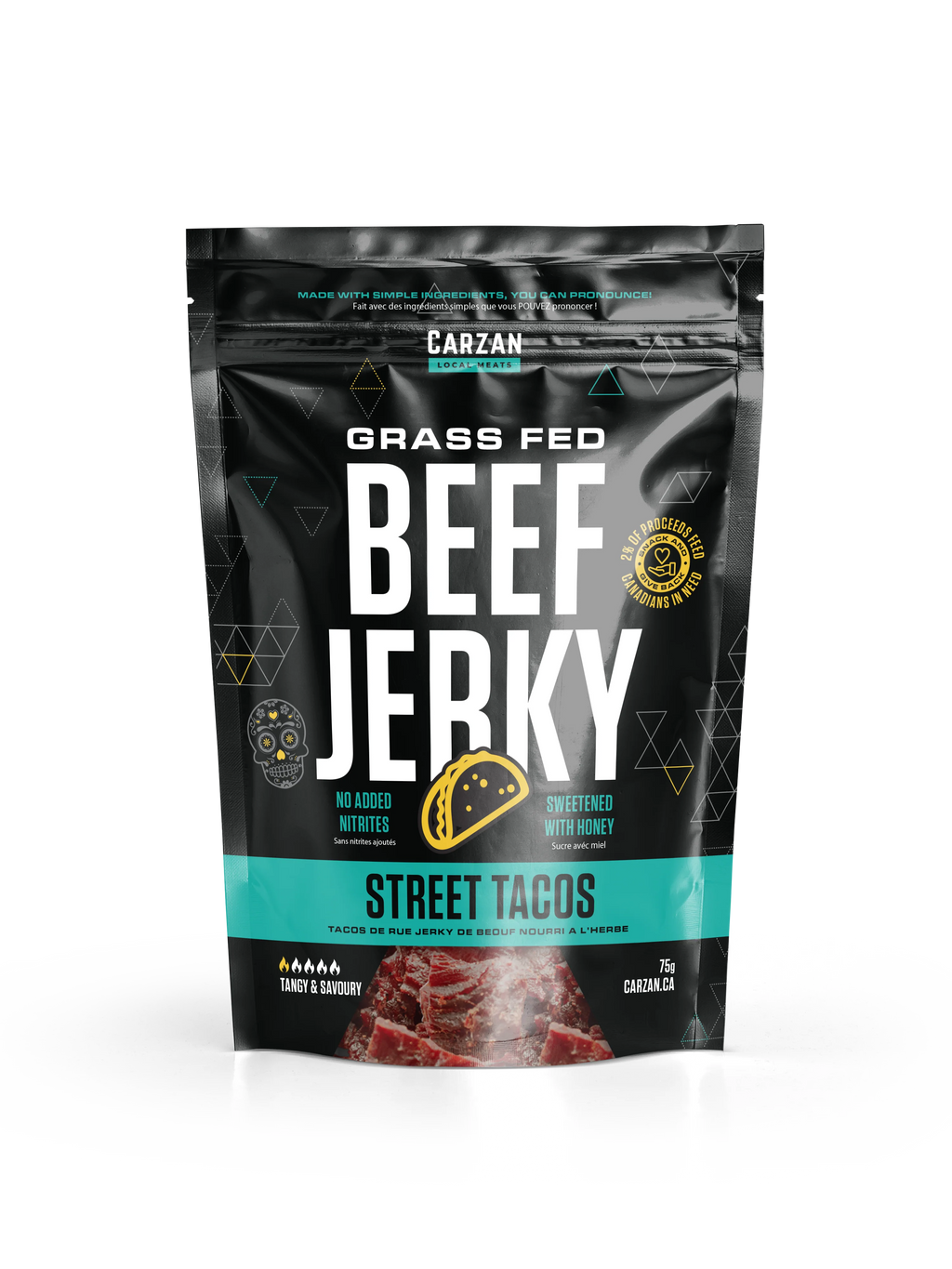 Carzan Street Taco Beef Jerky – 75 g