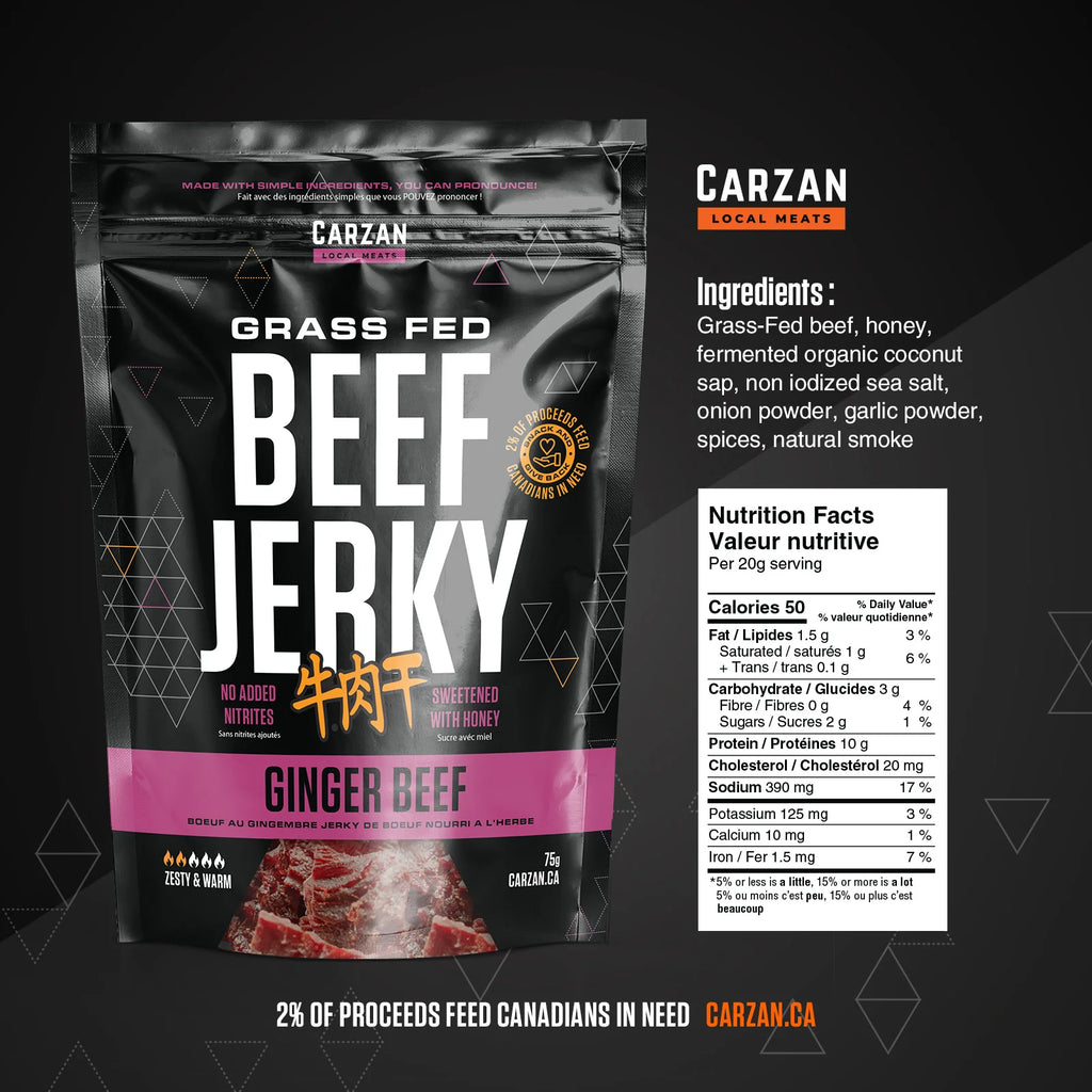 Carzan Ginger Beef Jerky – 70 g