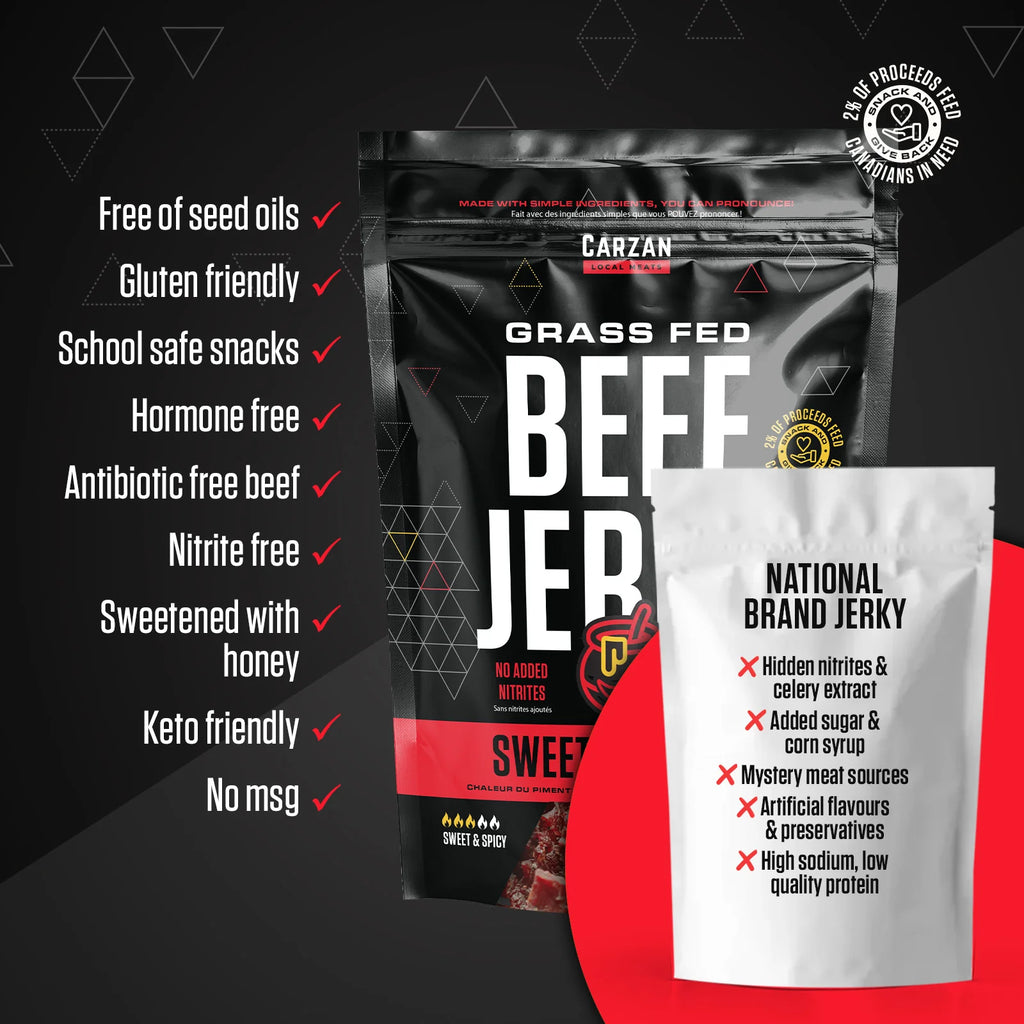 Carzan Sweet Chili Heat Beef Jerky – 75 g