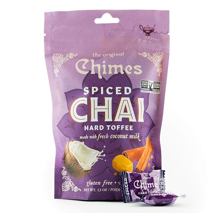 Chimes Coconut Spiced Chai Hard Toffee Candy – 100 g