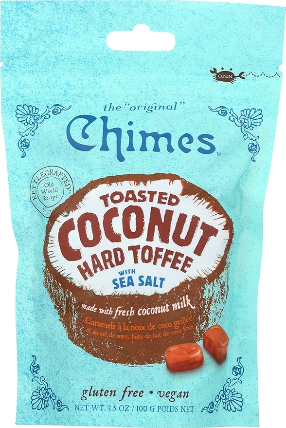 Chimes Toasted Coconut Hard Toffee With Sea Salt – 100 g
