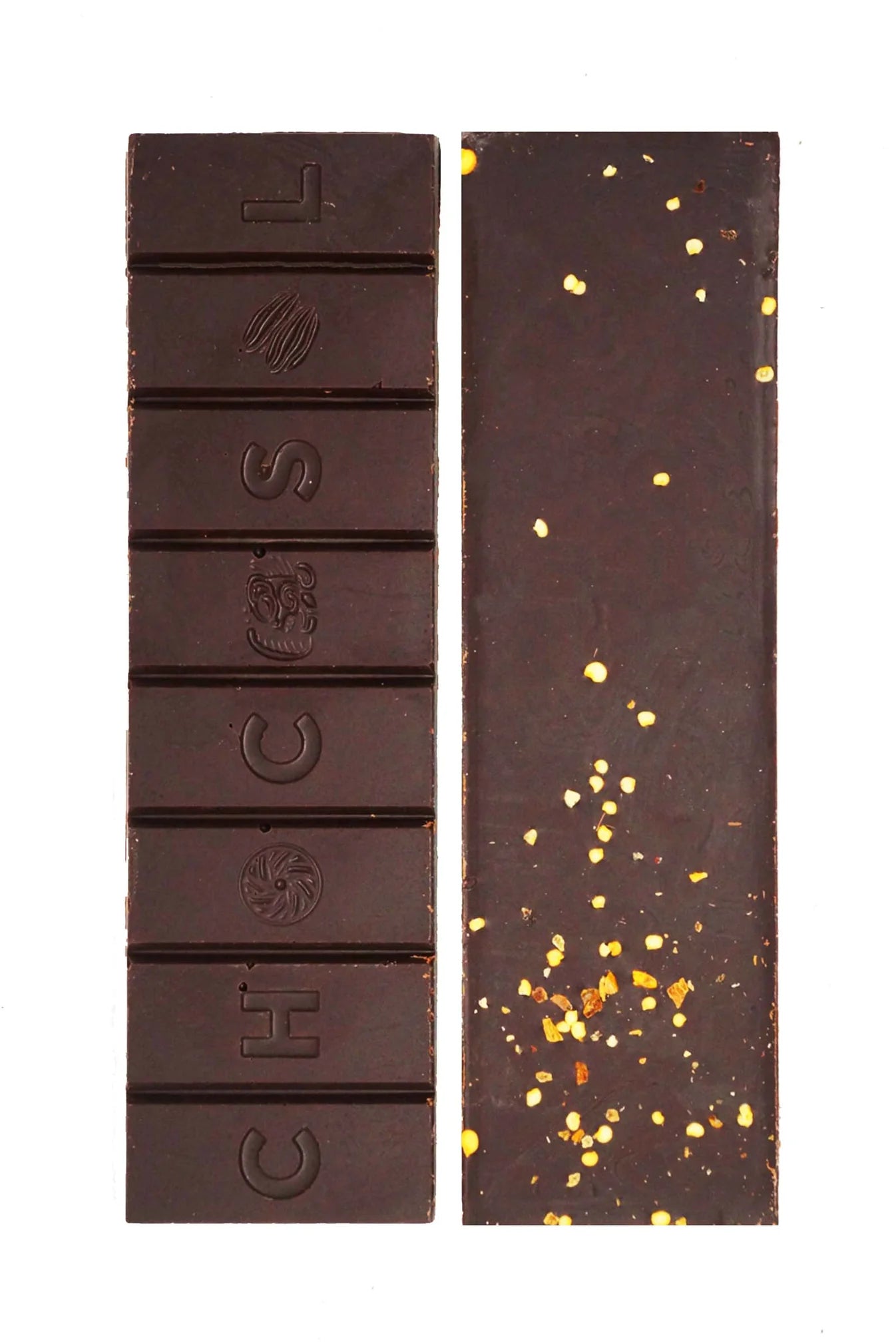 ChocoSol Five Chili Bullet 75% Dark Chocolate Bar – 75g
