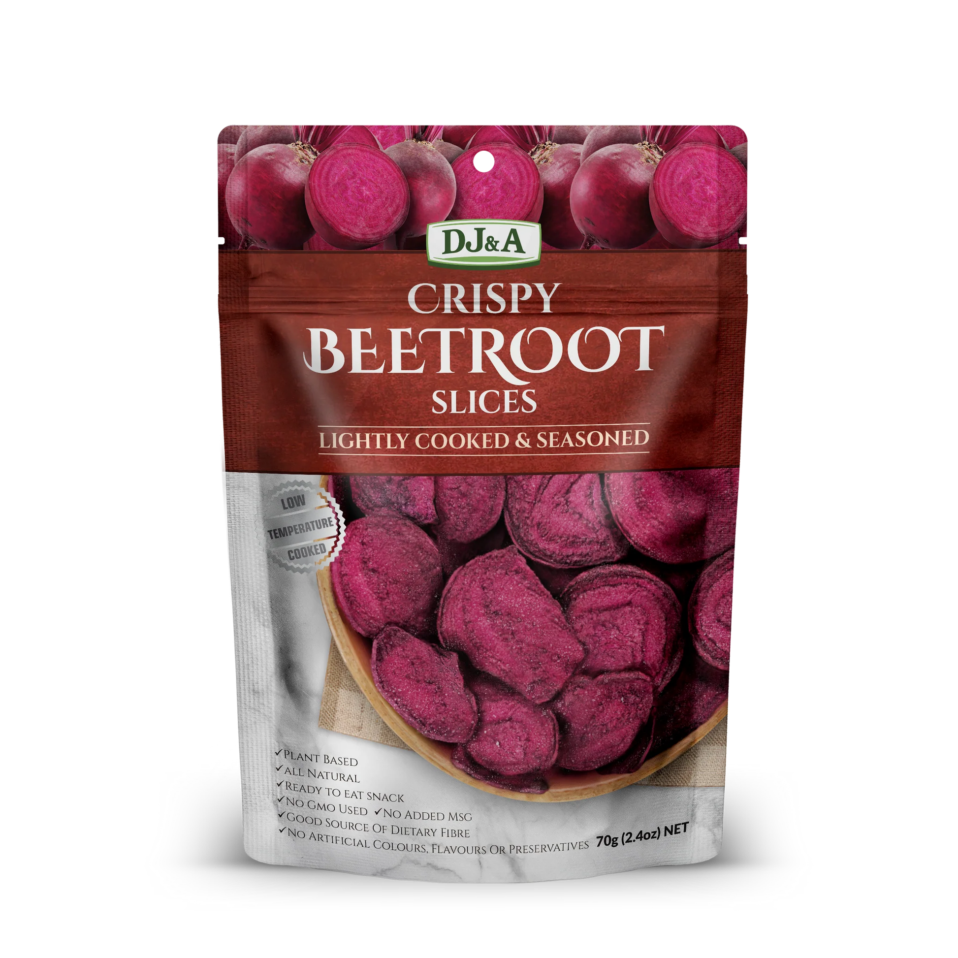 DJ&A Crispy Beetroot Slices – 70g