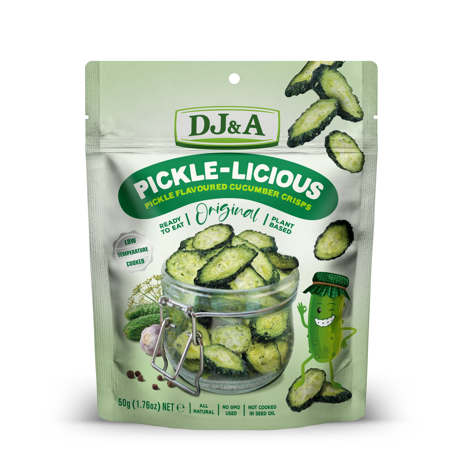 DJ&A Pickle-Licious Pickle Flavoured Cucumber – 50g