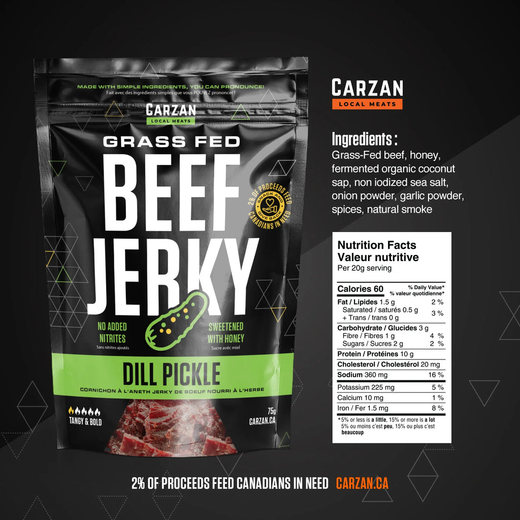 Cazan Dill Pickle Beef Jerky – 70 g